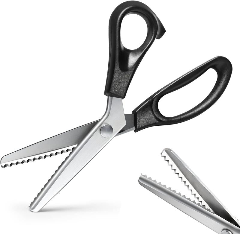 ZigCut™ Fabric Scissors Serrated Edge • Clean Cuts • Perfect for Sewing & Crafts