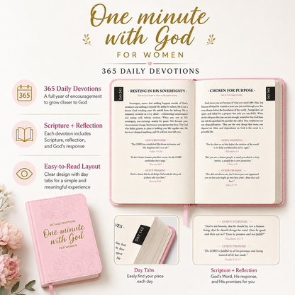 One Minute With God: 365 Days Closer to Him