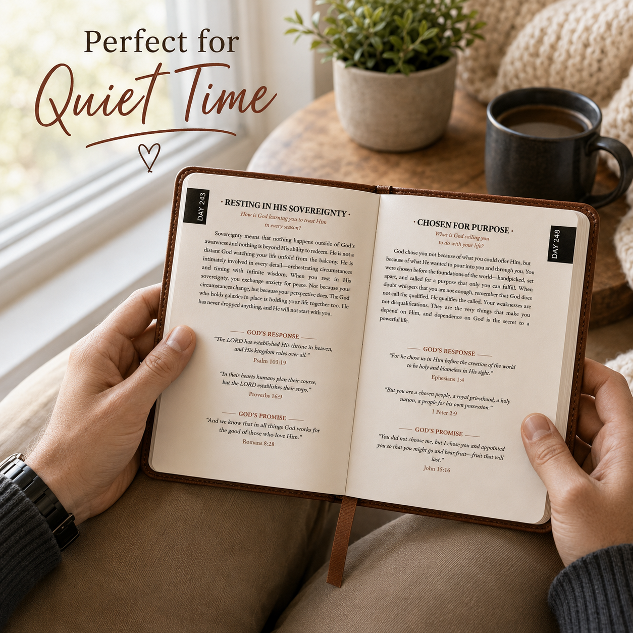 One Minute With God: 365 Days Closer to Him - Men