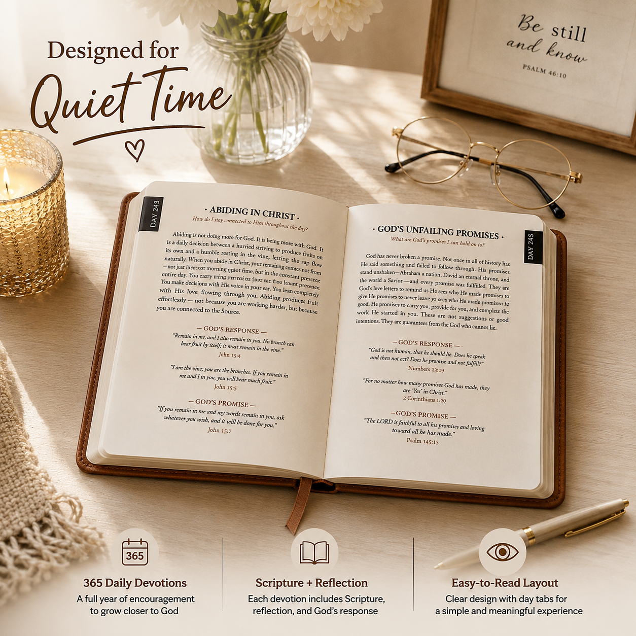 One Minute With God: 365 Days Closer to Him - Men