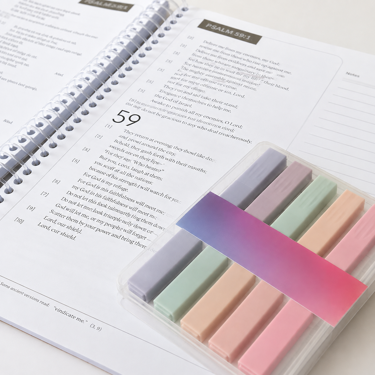 Bible Study Highlighter Pack – 6 Pastel Colors