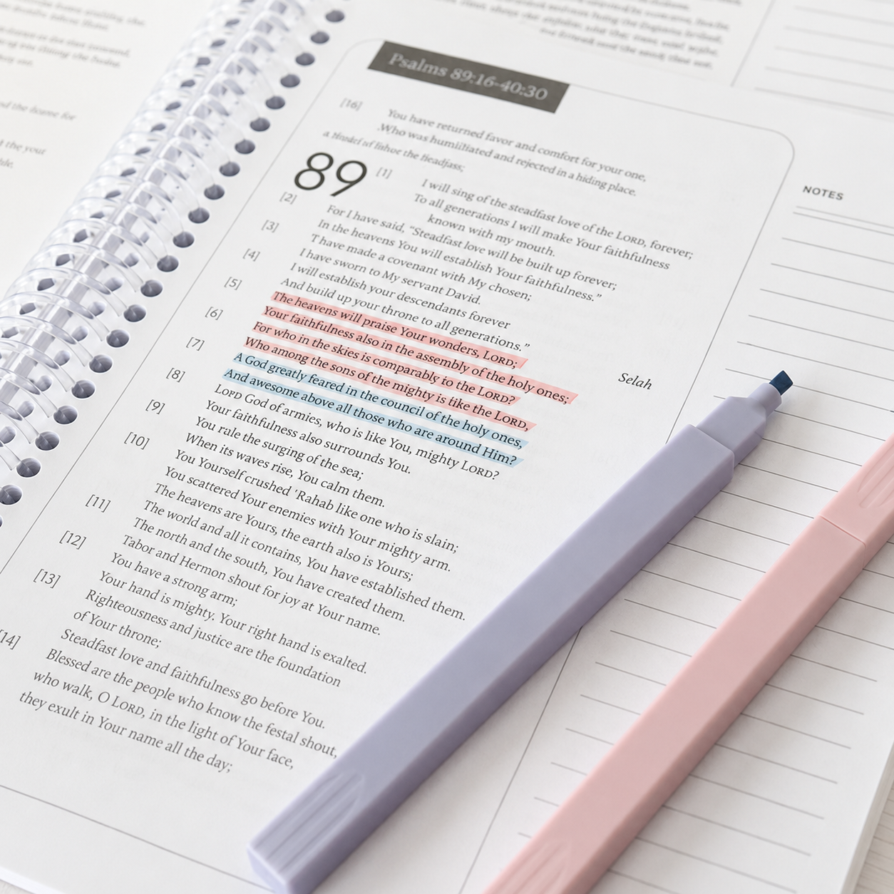 Bible Study Highlighter Pack – 6 Pastel Colors