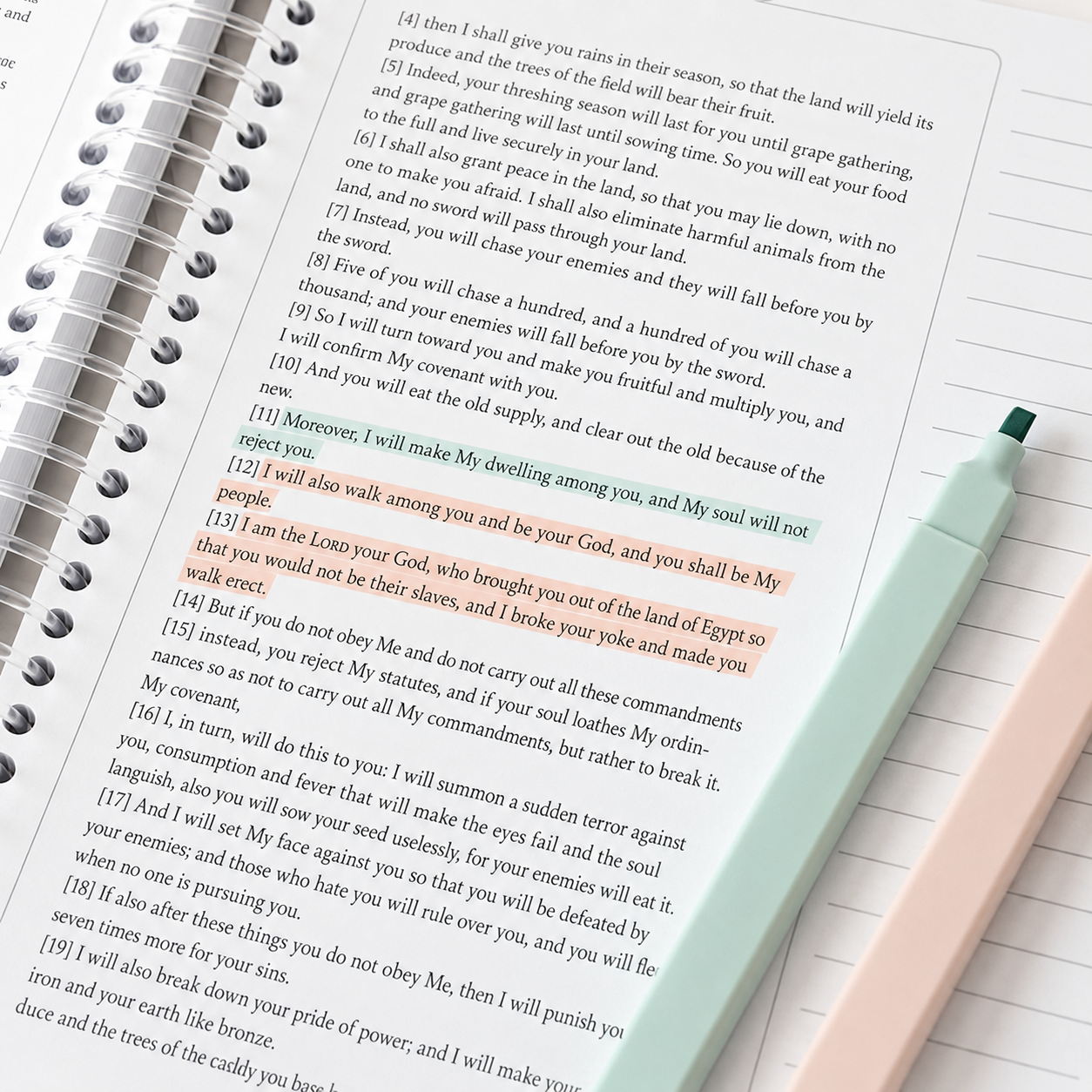 Bible Study Highlighter Pack – 6 Pastel Colors