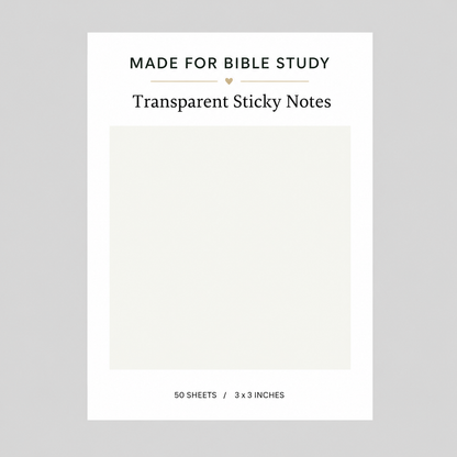 Transparent Sticky Notes
