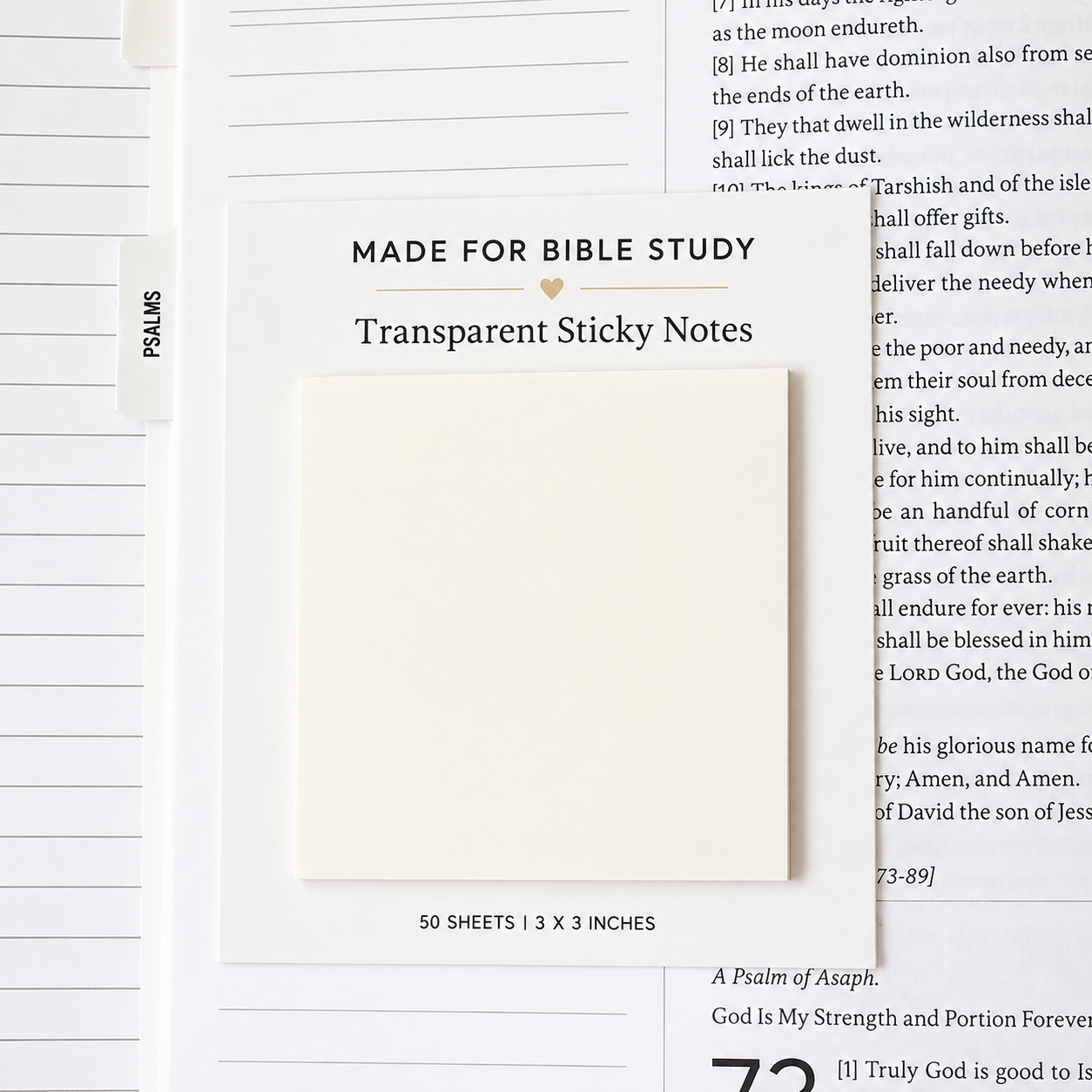 Transparent Sticky Notes