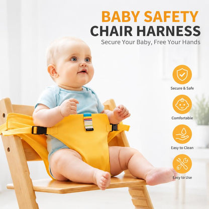 SeatSafe™ Portable Baby Chair Harness Adjustable • Travel-Friendly • Fits Most Chairs