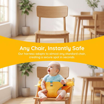 SeatSafe™ Portable Baby Chair Harness Adjustable • Travel-Friendly • Fits Most Chairs