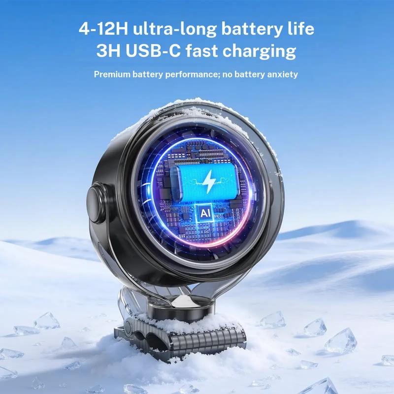 TurboClip™ 100-Speed Rechargeable Fan