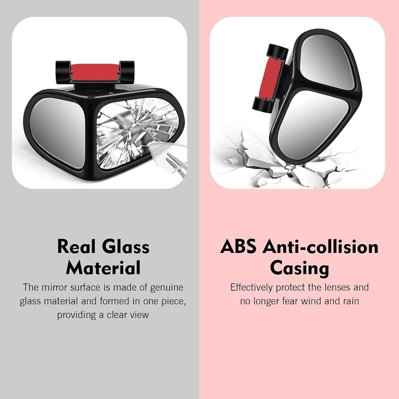 DualView™ Blind Spot Safety Mirrors – 2 Piece
