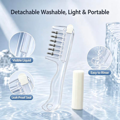 ScalpFlow™ Applicator Comb Refillable • Root Application • Scalp Massage
