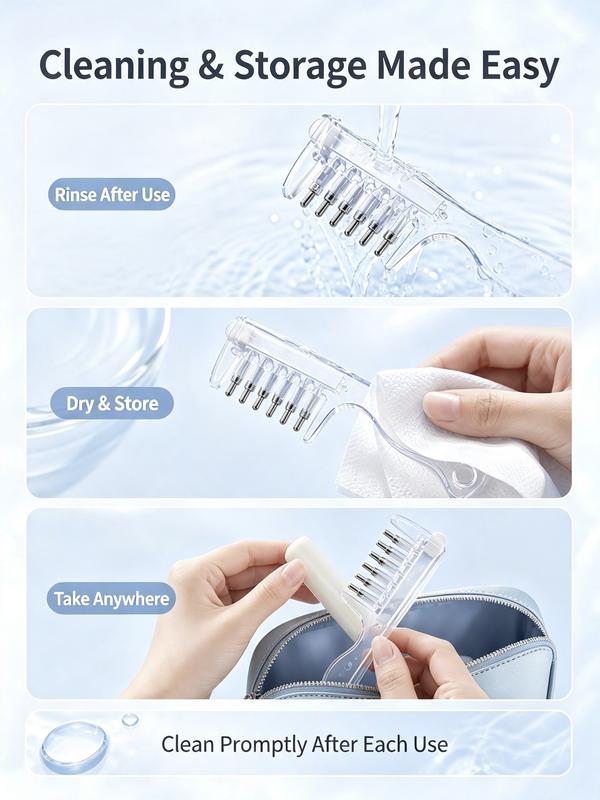 ScalpFlow™ Applicator Comb Refillable • Root Application • Scalp Massage