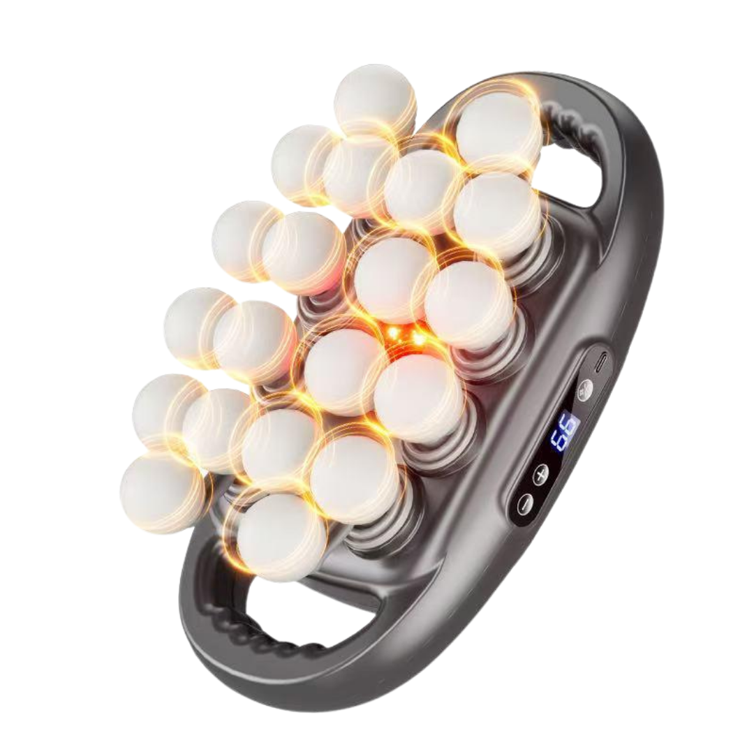 ReliefRoll™ Deep Tissue Massager 20 Rotating Massage Heads • 30 Intens ...