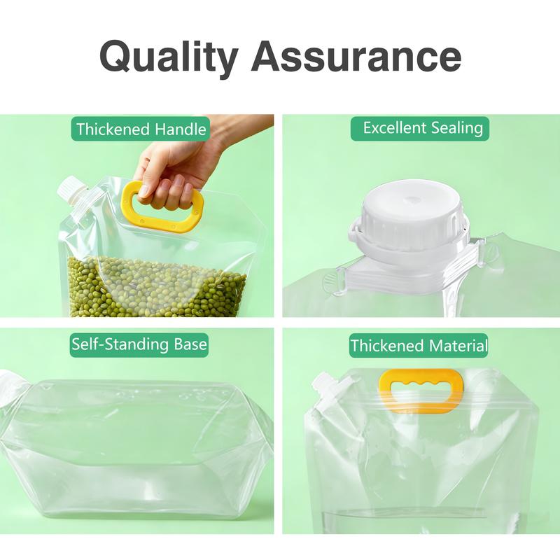 PourStore™ Stand-Up Food Storage Bags  Reusable • Leak-Proof • Easy-Pour
