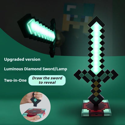 Minecraft Diamond Sword Lamp