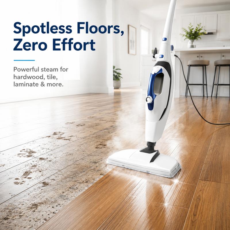10-in-1 Corded Upright Steam Mop