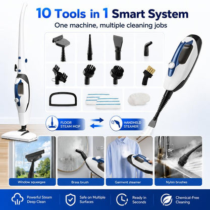 10-in-1 Corded Upright Steam Mop