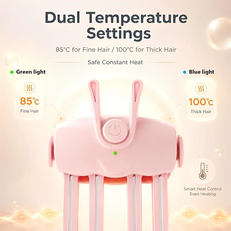 Heated Hair Root Volumizer 2 Heat Settings • Rechargeable • Instant Root Lift