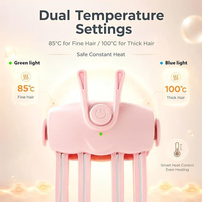 Heated Hair Root Volumizer 2 Heat Settings • Rechargeable • Instant Root Lift