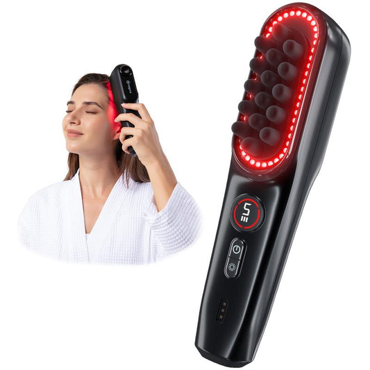 Red Light Lymphatic Scalp Massager™ Lymphatic Massage • Deep Kneading • Scalp & Body