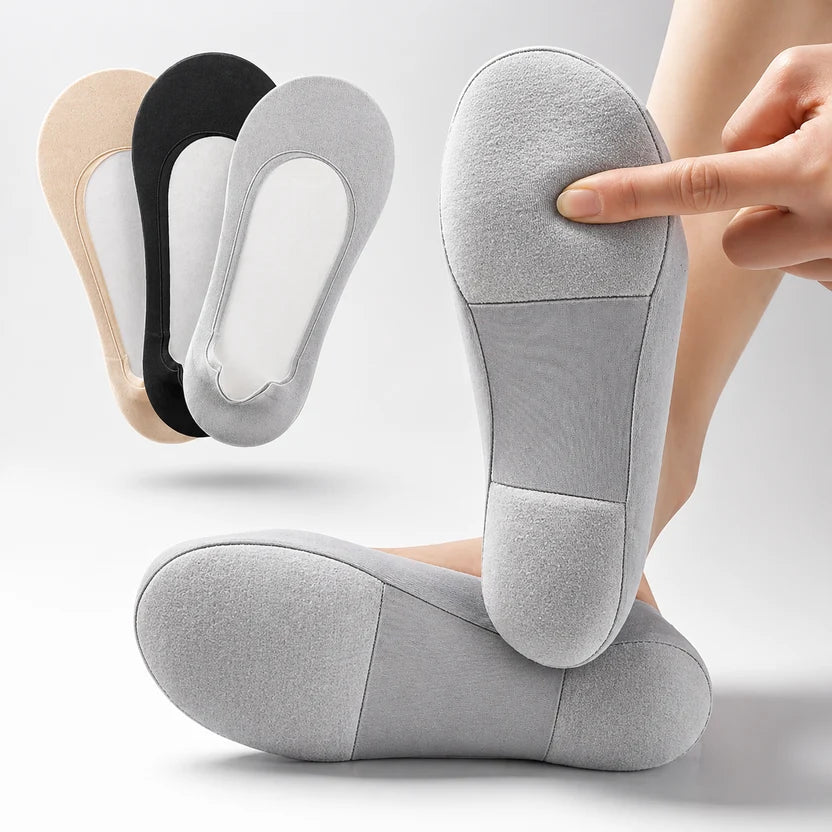 Soft Stride CloudLiner™ — Cushioned No-Show Orthopedic Sock