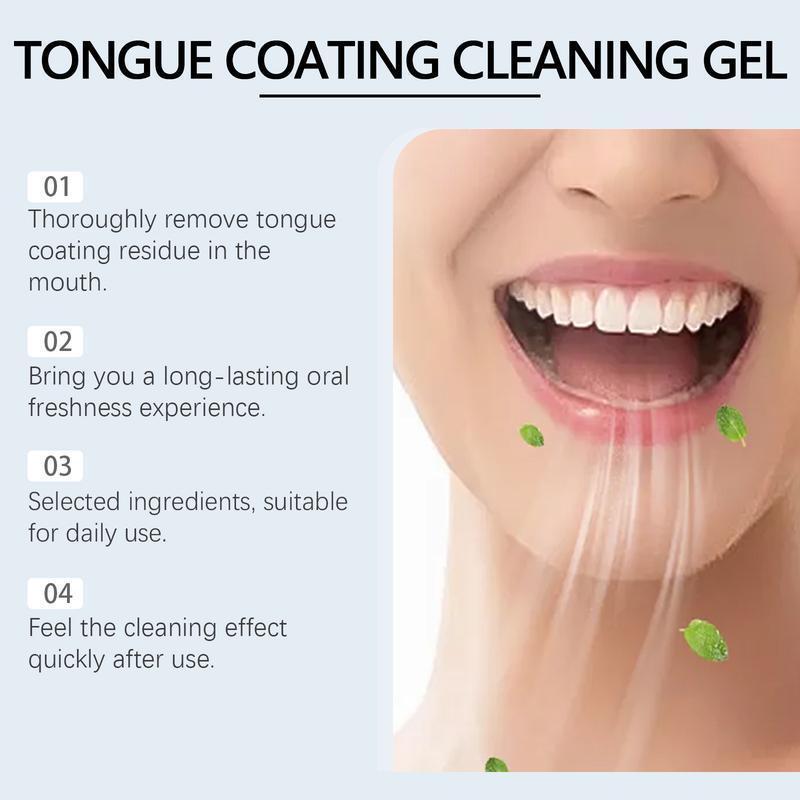 FreshBreath™ Tongue Cleaning Gel Cleans Tongue Buildup • Fresher Breath • Daily Oral Care