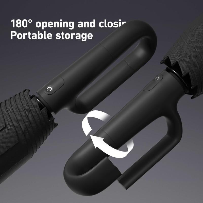Hanul™ Automatic Umbrella Auto Open • Rotating Loop Handle • Windproof