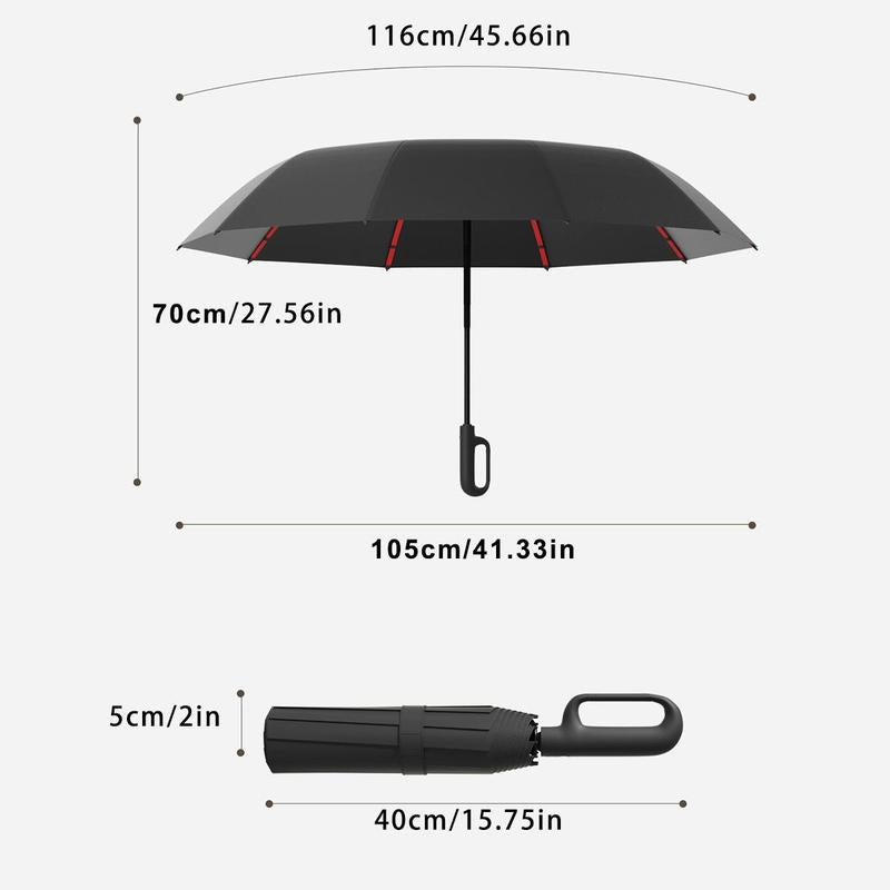 Hanul™ Automatic Umbrella Auto Open • Rotating Loop Handle • Windproof