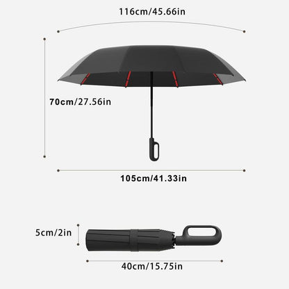 Hanul™ Automatic Umbrella Auto Open • Rotating Loop Handle • Windproof