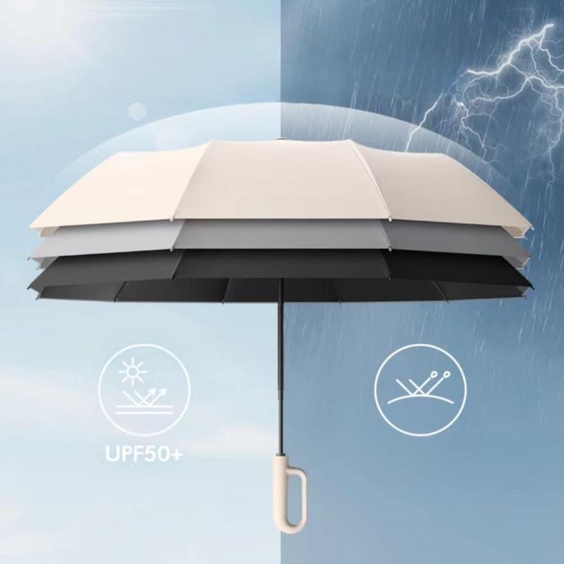 Hanul™ Automatic Umbrella Auto Open • Rotating Loop Handle • Windproof