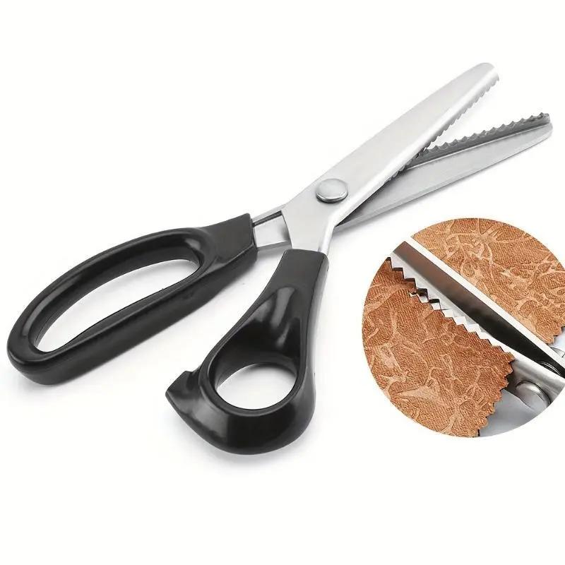 ZigCut™ Fabric Scissors  Serrated Edge • Clean Cuts • Perfect for Sewing & Crafts